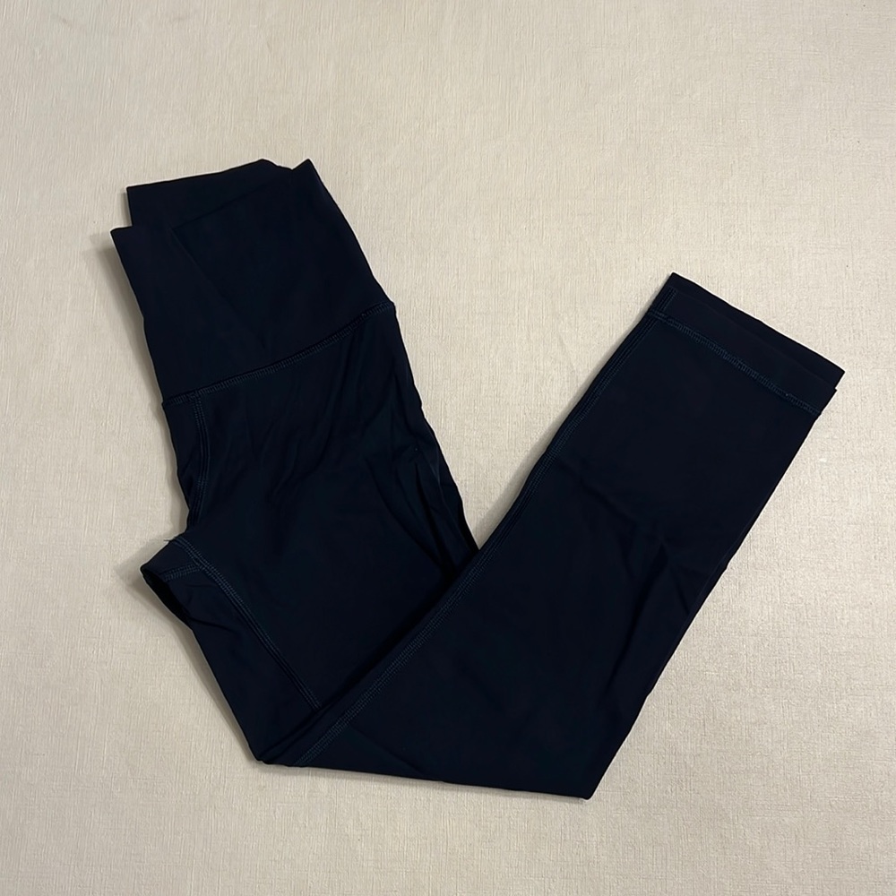 Lululemon Wunder Under HR Crop Legging Navy